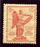 Sellos de Europa - Italia -  III Aniversario de la victoria de Vittorio Veneto