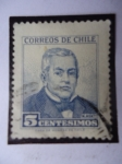 Sellos de America - Chile -  Manuel Montt F.