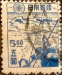 Sellos de Asia - Jap�n -  Intercambio 0,20 usd 5 yenes 1947
