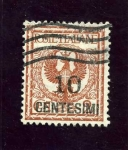 Sellos de Europa - Italia -  Sellos de 1901-23 sobrecargados