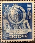 Sellos de Asia - Jap�n -  Intercambio 1,75 usd 500 yenes 1948