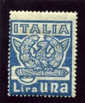 Stamps Italy -  Aniversario de la marcha de los fascistas sobre Roma. Aguila