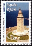 Stamps Spain -  ESPAÑA - La Torre de Hércules