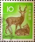 Stamps Japan -  Intercambio 0,20 usd 10 yenes 1971