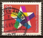 Stamps Germany -   50 años de la Organización Internacional del Trabajo.