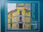 Stamps Venezuela -  Edificio de Correos Carmelita Sede Ipostel - (Perspectivas y Proyectos de Reconstrucción del Edifici