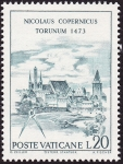 Stamps Vatican City -  POLONIA - Ciudad medieval de Toruń