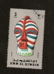 Stamps United Arab Emirates -  UMM AL QIWAIN  -  Máscara