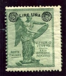 Sellos de Europa - Italia -  Victoria de Vittorio Veneto sobrecargado