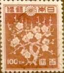 Stamps Japan -  Intercambio 0,60 usd 100 yenes 1947