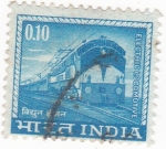 Sellos de Asia - India -  Locomotora electrica