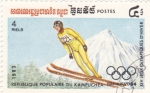 Stamps : Asia : Cambodia :  Juegos Olímpicos Sarajevo-84