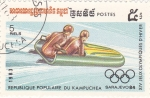 Stamps Cambodia -  Juegos Olímpicos Sarajevo-84