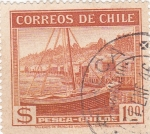 Stamps Chile -  Pesca chiloe