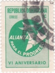 Stamps : America : Dominican_Republic :  Alianza para eñ Progreso