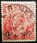 Stamps : Oceania : Australia :  king George V