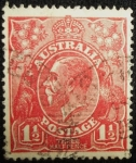 Stamps Australia -  king George V