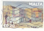 Stamps Malta -  Pueblo de Marsalforn