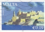 Stamps Malta -  Pintura de Valletta