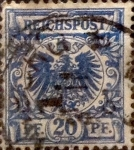 Stamps Germany -  Intercambio 0,70 usd 20 pf 1889