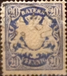 Stamps Germany -  Intercambio ma2s 0,40 usd 20 pf 1888