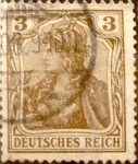 Stamps Germany -  Intercambio ma3s 2,25 usd 3 pf 1905