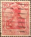 Stamps Germany -  Intercambio 1,15 usd 10 pf 1905