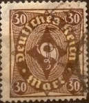 Stamps Germany -  Intercambio ma2s 1,10 usd 30 mark 1921