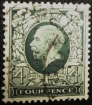 Stamps : Europe : United_Kingdom :  king George V