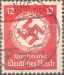 Stamps Germany -  Intercambio cxrf 1,10 usd 12 pf 1934