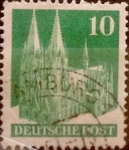 Stamps Germany -  Intercambio 0,20 usd 10 pf 1948