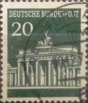 Stamps Germany -  Intercambio 0,20 usd 20 pf 1968