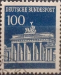 Stamps Germany -  Intercambio 0,45 usd 100 pf 1967