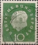 Stamps Germany -  Intercambio 0,20 usd 10 pf 1959