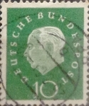 Stamps Germany -  Intercambio 9,20 usd 10 pf 1959
