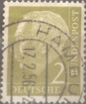 Stamps Germany -  Intercambio 0,20 usd 2 pf 1954