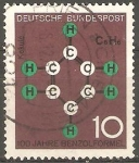 Stamps Germany -  ANILLO  DE  BENCENO.  FORMULA  DE  KEKULÈ.