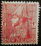 Stamps New Zealand -  king George V