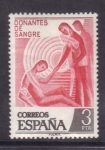 Sellos del Mundo : Europe : Spain : Donantes de sangre