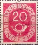 Stamps Germany -  Intercambio 0,20 usd 20 pf 1951