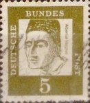 Stamps Germany -  Intercambio 0,20 usd 5 pf 1961