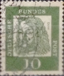 Stamps Germany -  Intercambio 0,20 usd 10 pf 1961