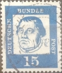Stamps Germany -  Intercambiom0,20 usd 15 pf 1961