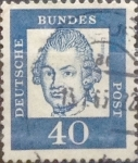 Stamps : Europe : Germany :  Intercambio 0,20 usd 40 pf 1961