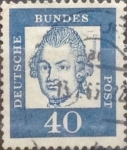 Sellos del Mundo : Europa : Alemania : Intercambio 0,20 usd 40 pf 1961