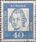 Stamps Germany -  Intercambio 0,20 usd 40 pf 1961