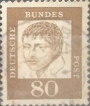 Sellos de Europa - Alemania -  Intercambio 0,40 usd 80 pf 1961