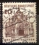 Stamps Germany -  Intercambio 0,20 usd 10 pf 1964