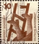 Stamps Germany -  Intercambio 0,20 usd 10 pf 1971