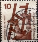 Stamps Germany -  Intercambio 0,20 usd 10 pf 1971